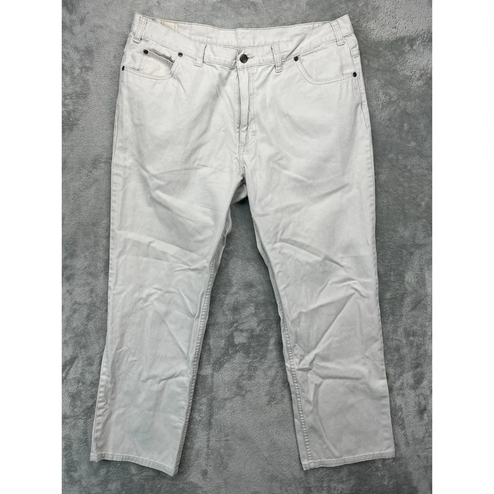 Bills‎ Khakis Men's Pants 38x30 (Real 36x28) Straight Fit Chino Flat Front